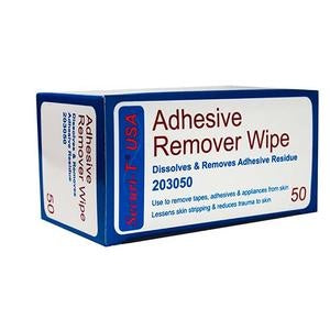 Securi-T USA Adhesive Remover Wipe, 1-1/4' X 3'